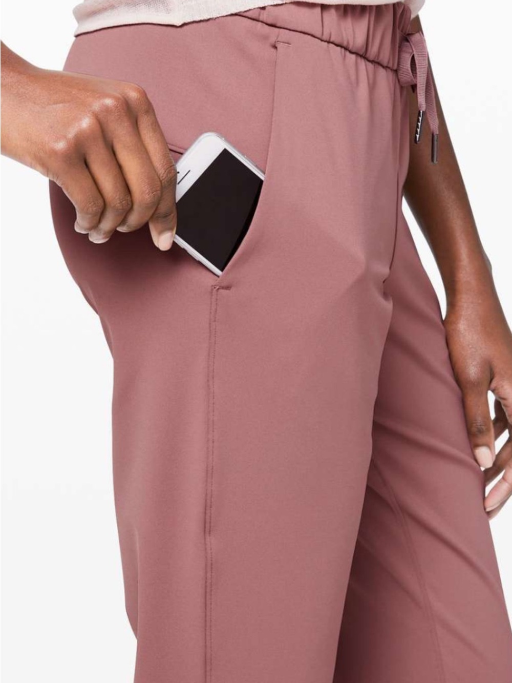 NWOT Lululemon On The Fly Jogger Pants, Size 8- Dusty Rose